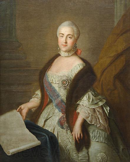 Ivan Argunov Portrait of Grand Duchess Catherine Alexeyevna Norge oil painting art